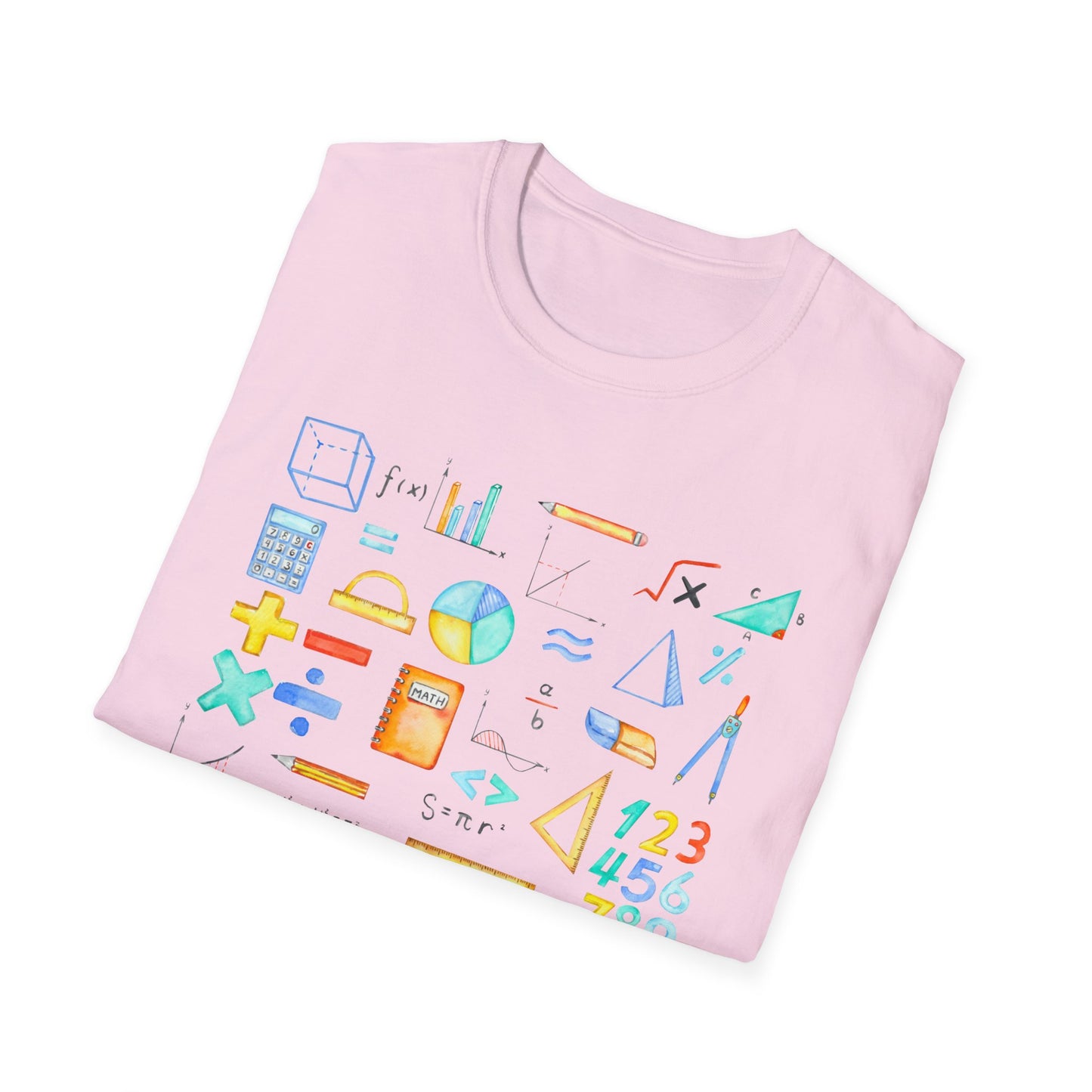 Math Watercolor Symbols T-Shirt