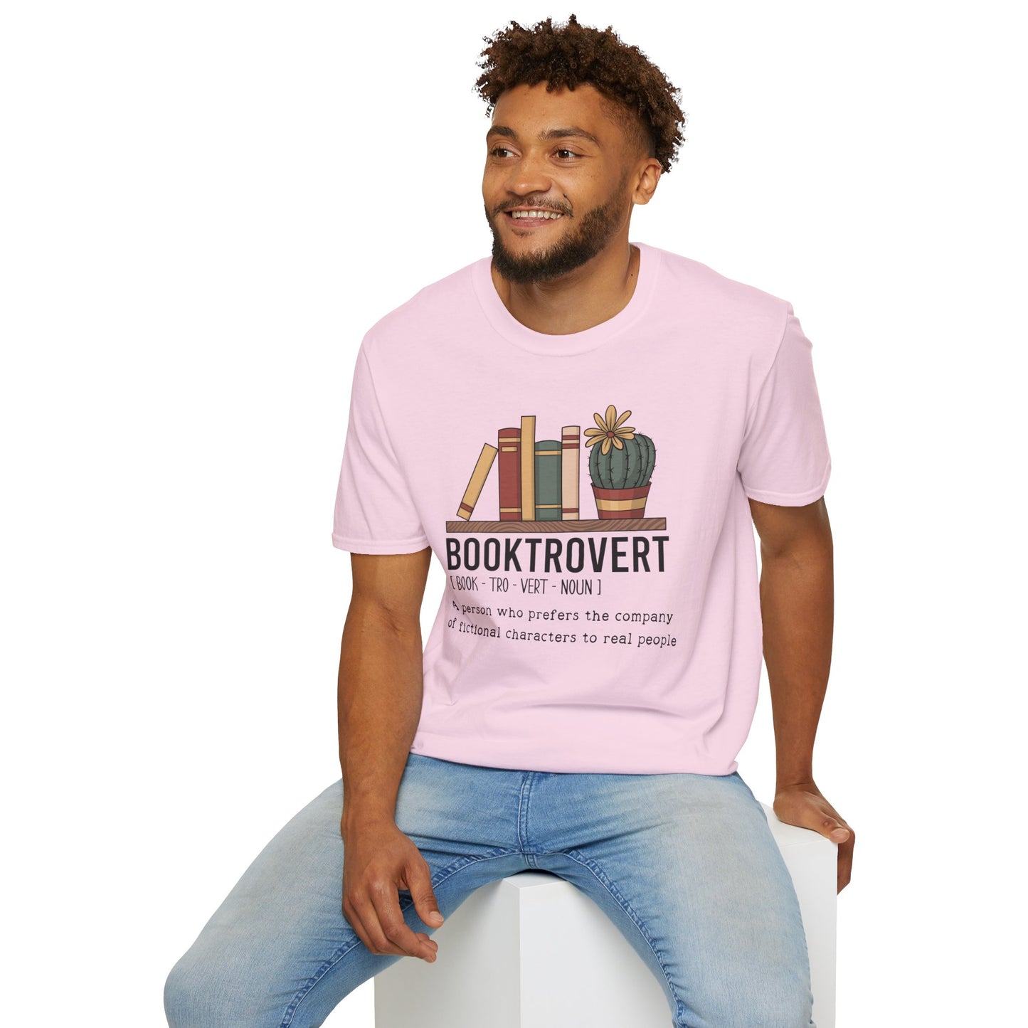 Booktrovert Books Cactus T-Shirt