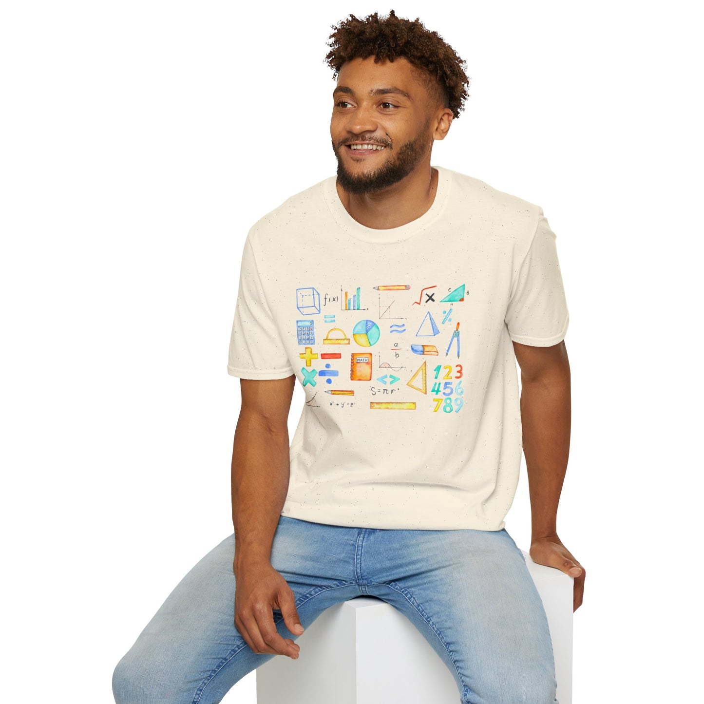 Math Watercolor Symbols T-Shirt