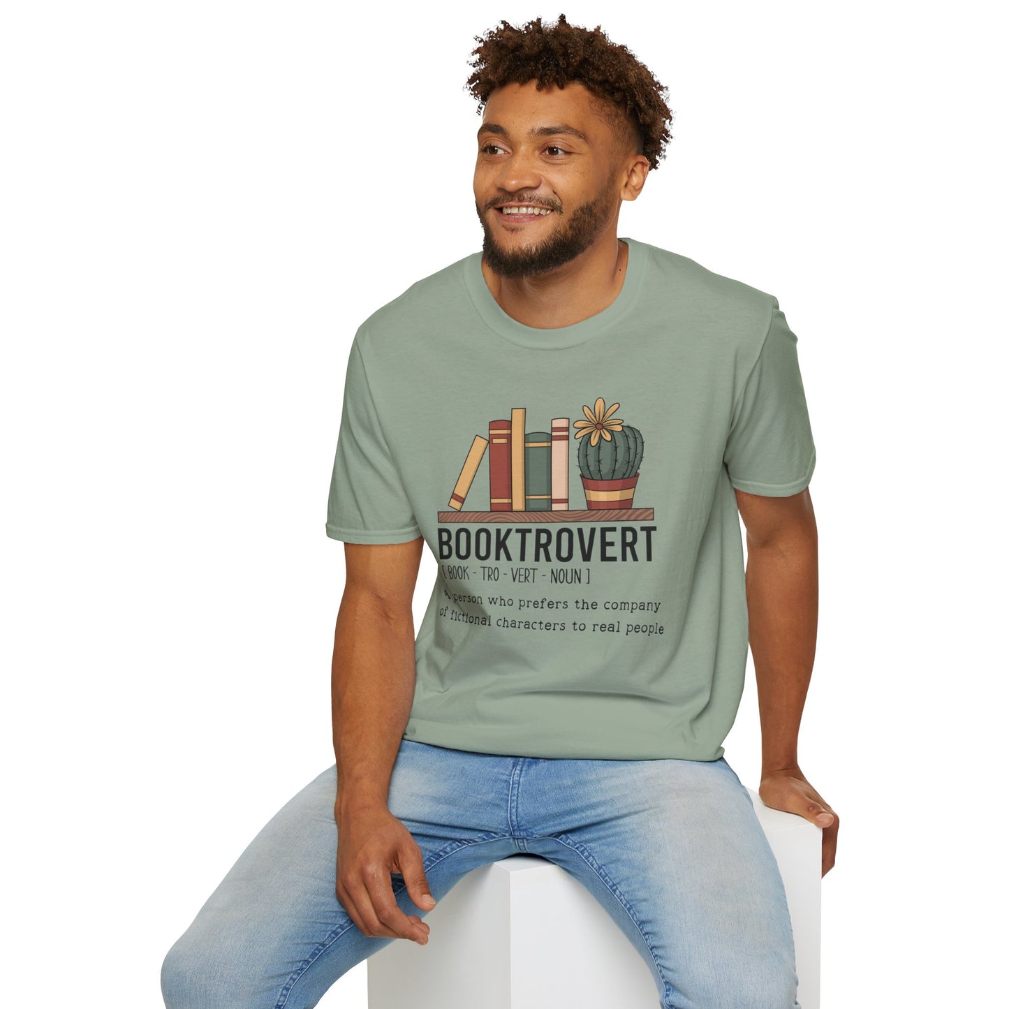 Booktrovert Books Cactus T-Shirt