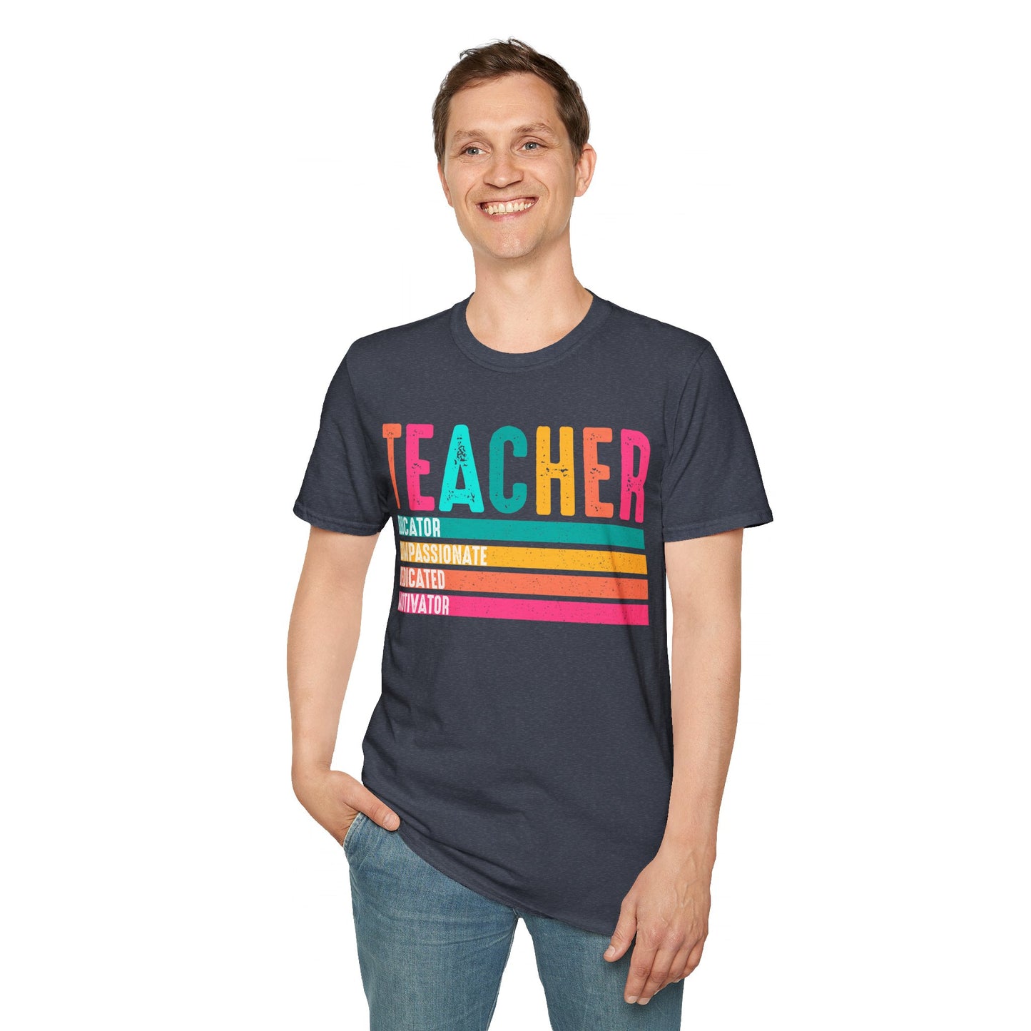 Teacher Educator Compassionate Dedicated Motivator T-Shirt