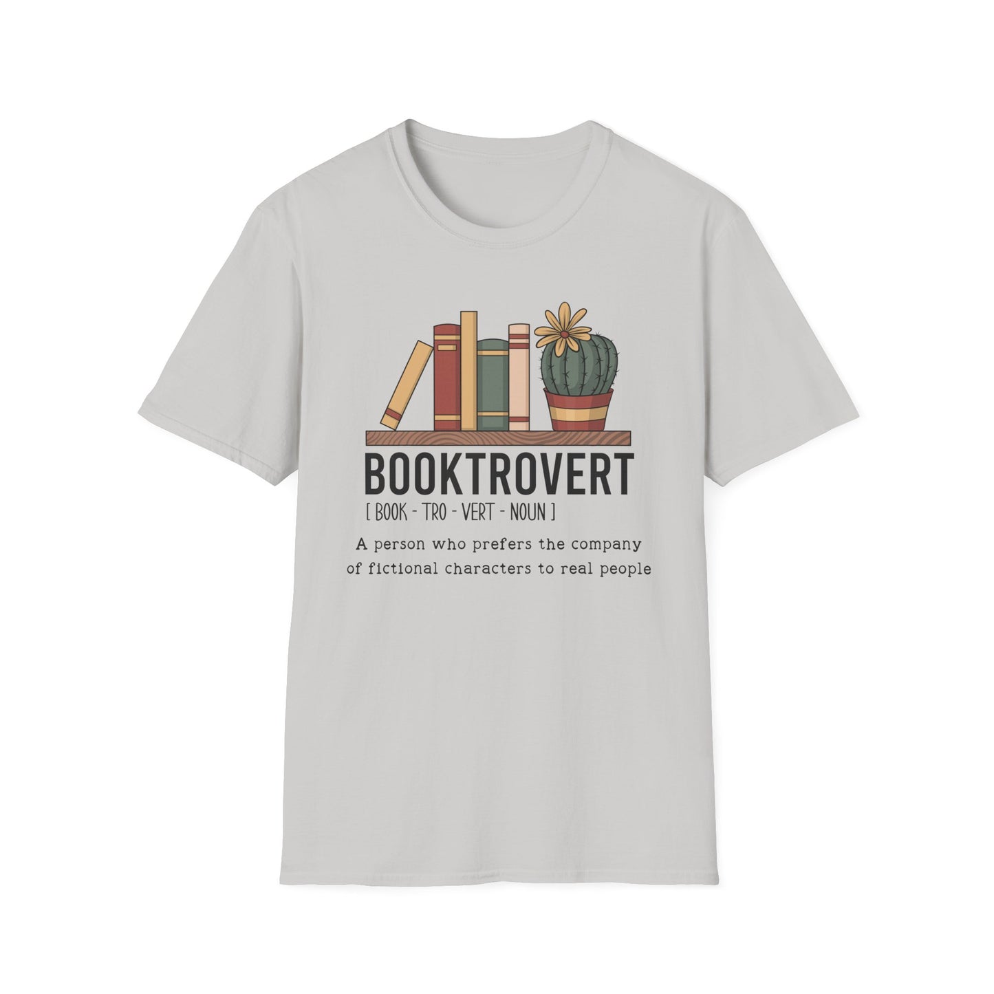 Booktrovert Books Cactus T-Shirt