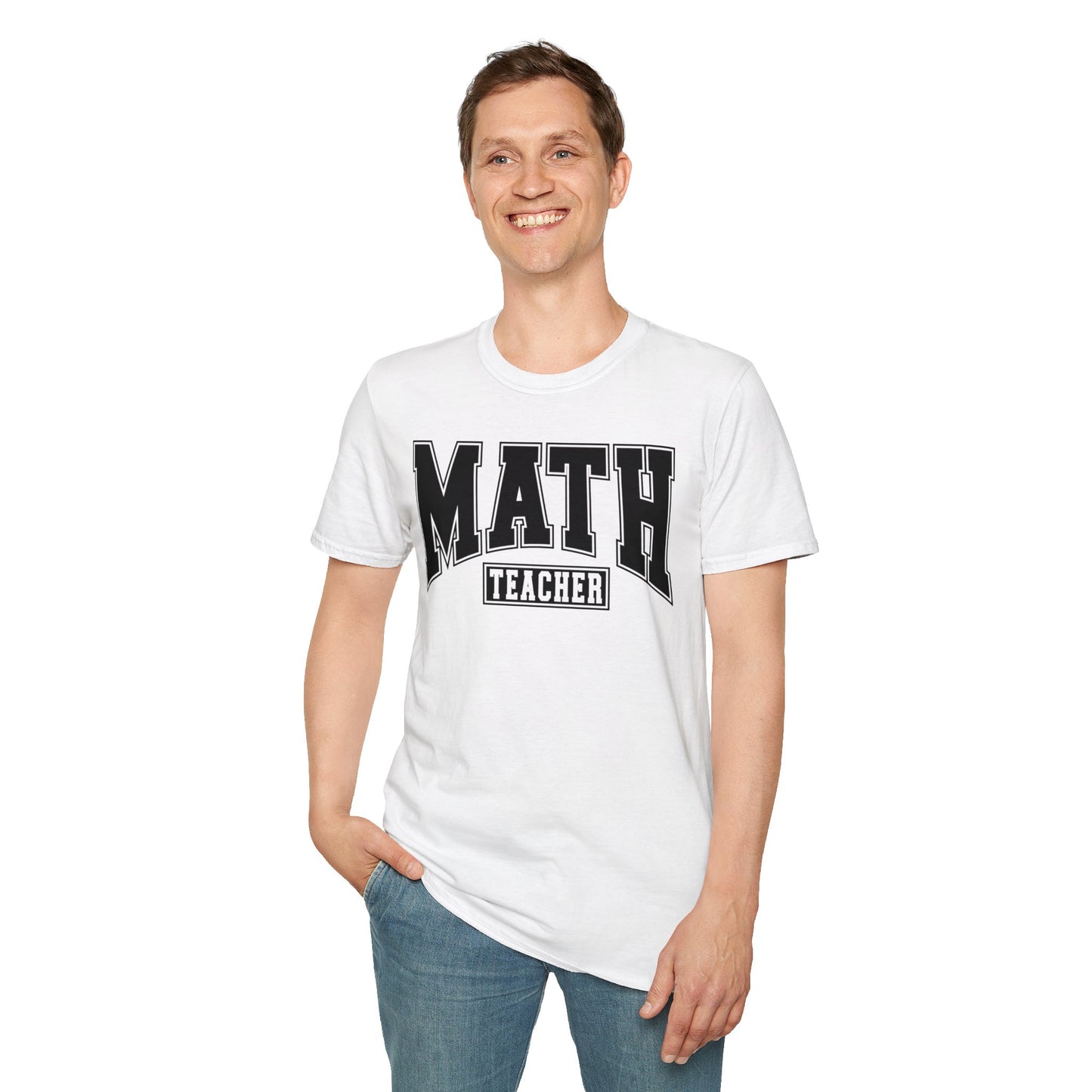 Math Varsity Letters T-Shirt