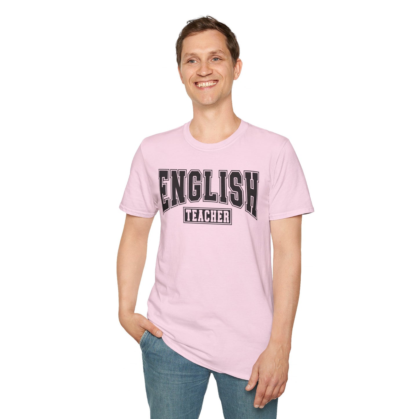 English Teacher Varsity Letters T-Shirt