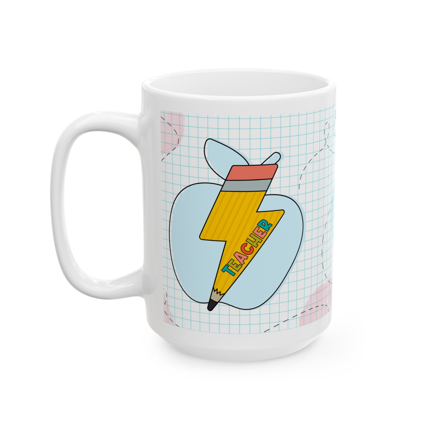 I'm a Teacher What's Your Superpower Ceramic Mug, (11oz, 15oz)