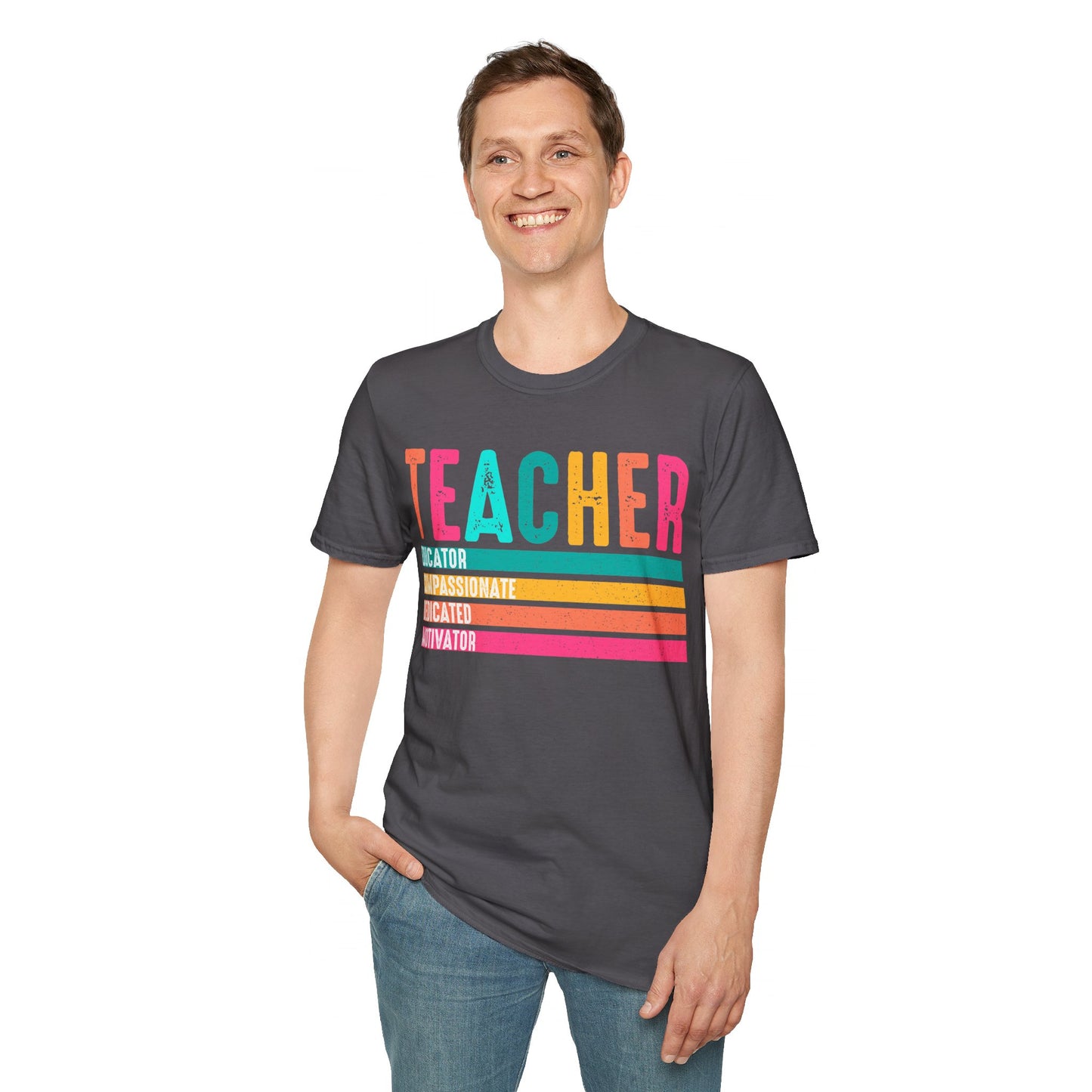 Teacher Educator Compassionate Dedicated Motivator T-Shirt