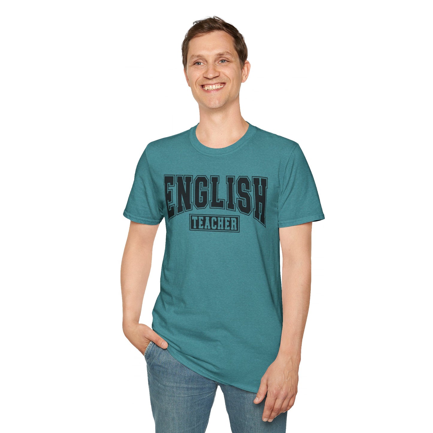 English Teacher Varsity Letters T-Shirt