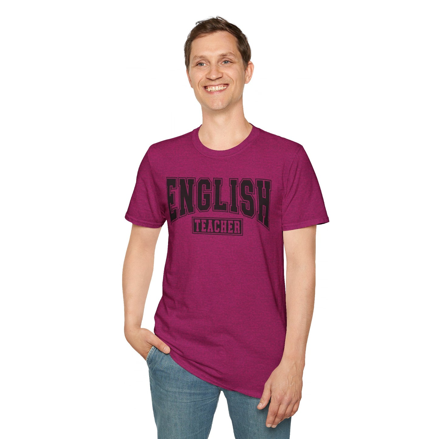 English Teacher Varsity Letters T-Shirt