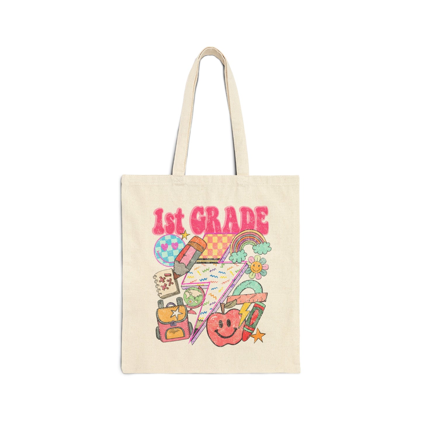 First Grade Canvas Tote Bag