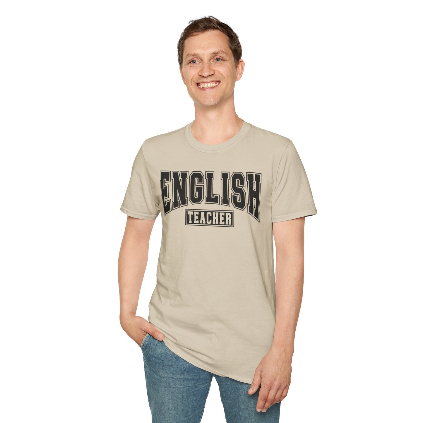 English Teacher Varsity Letters T-Shirt