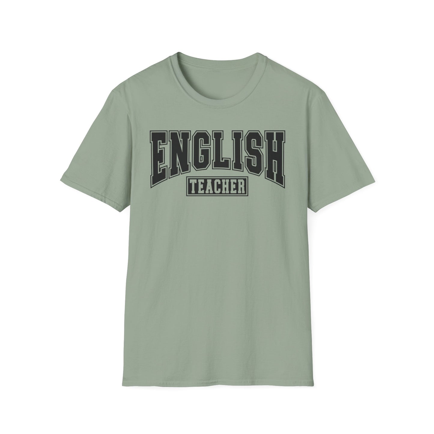 English Teacher Varsity Letters T-Shirt