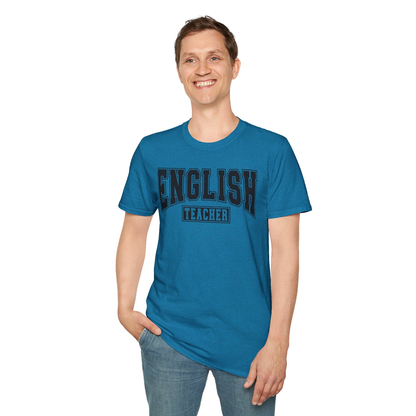 English Teacher Varsity Letters T-Shirt