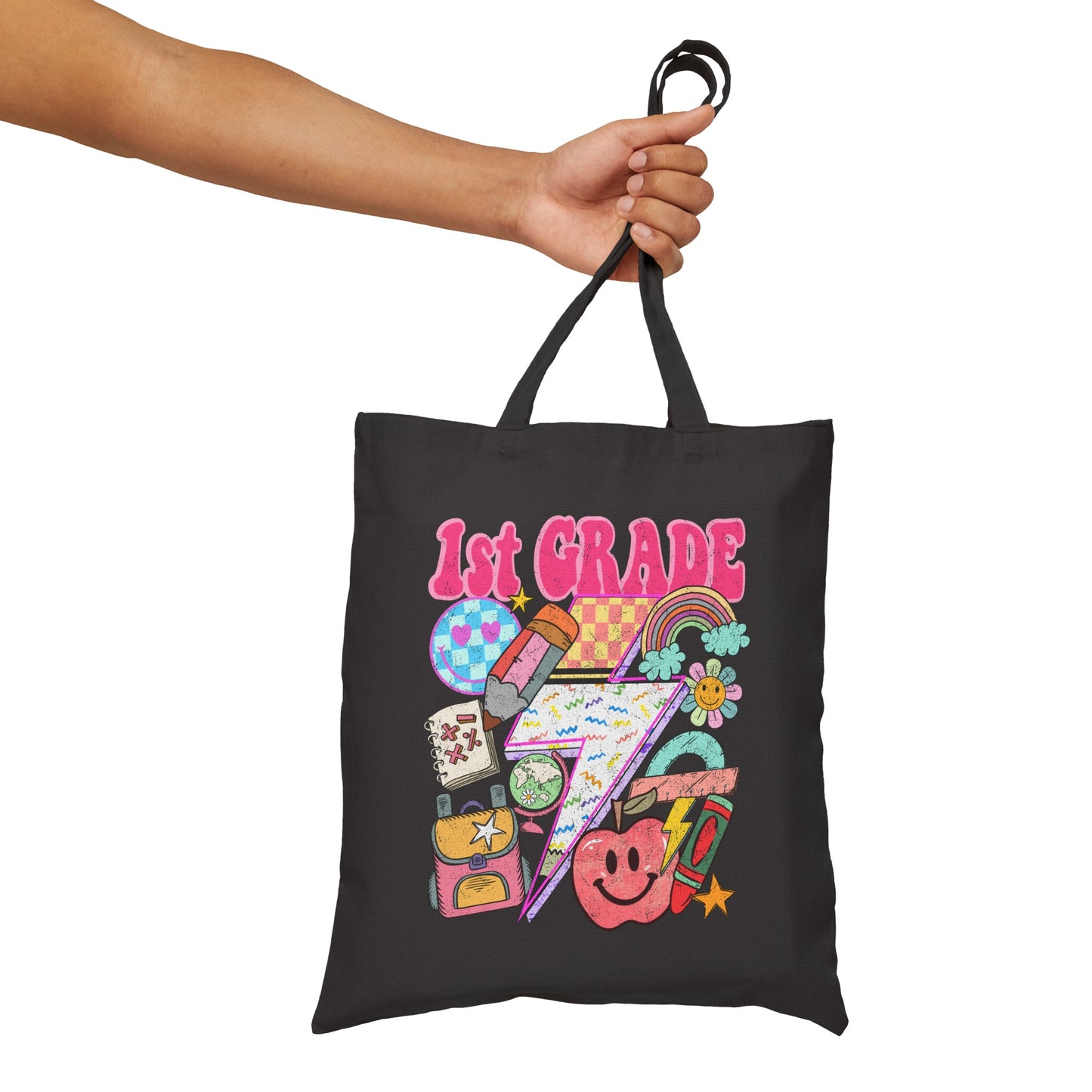 First Grade Canvas Tote Bag