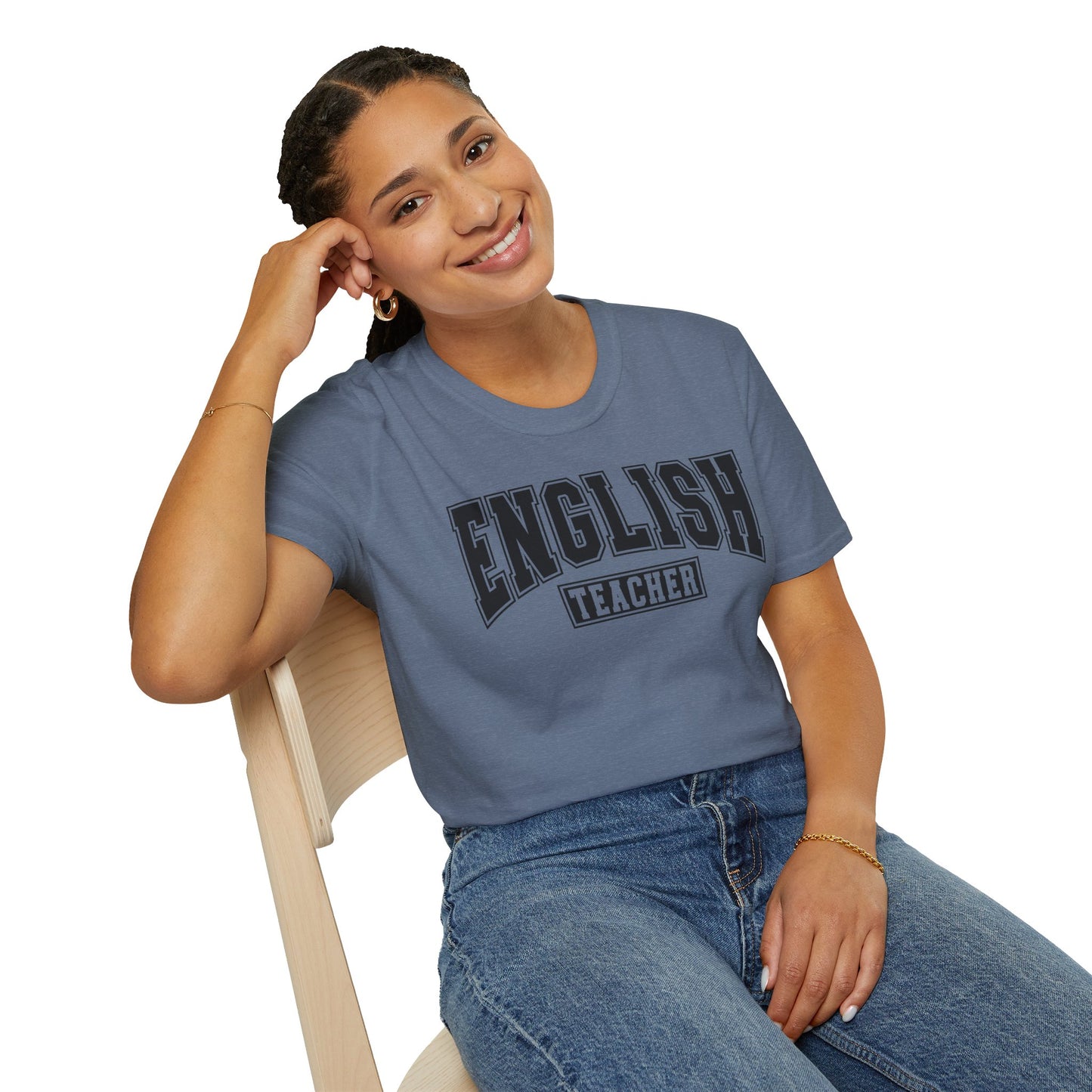 English Teacher Varsity Letters T-Shirt