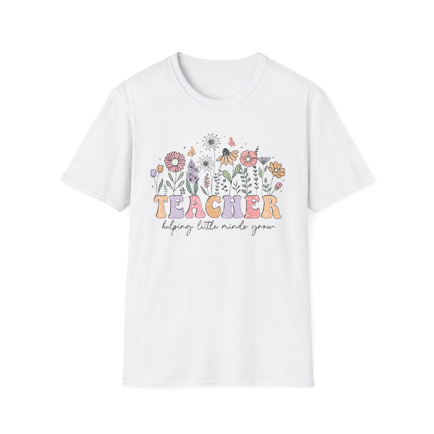 Helping Little Minds Grow Flowers T-Shirt