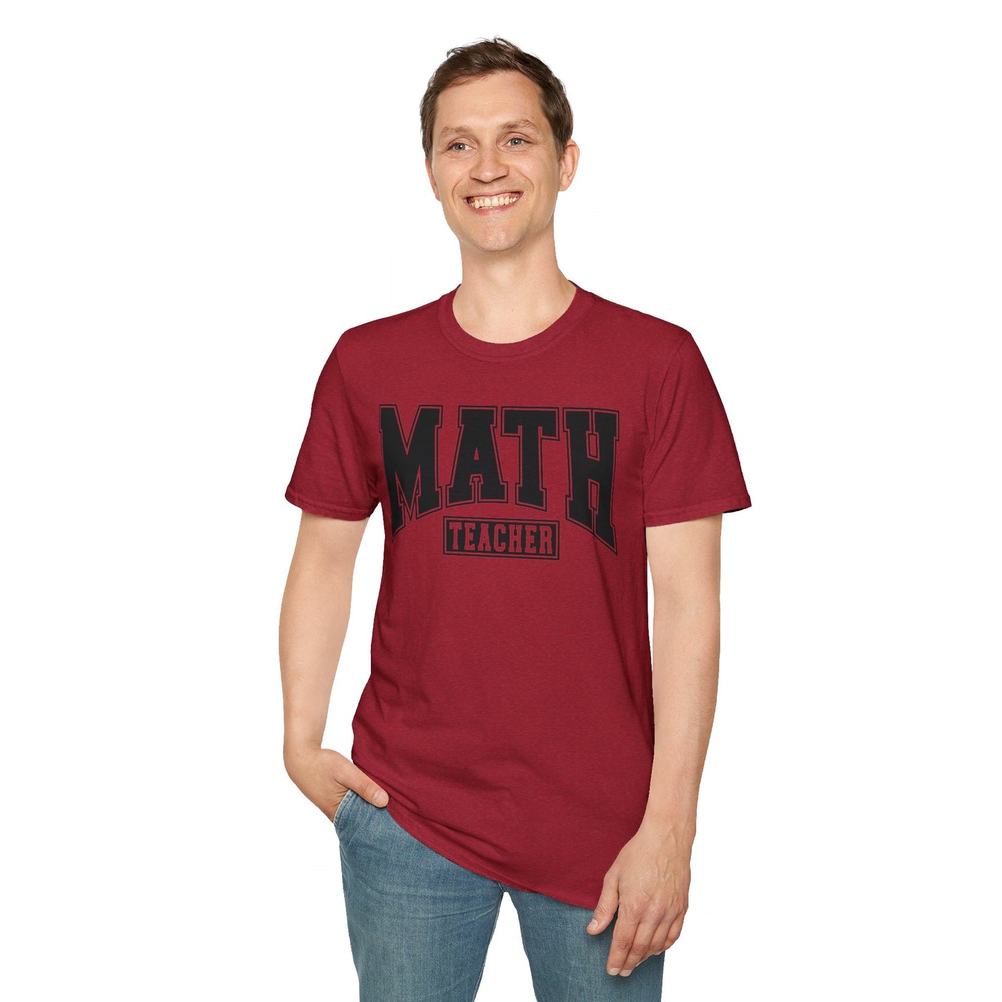 Math Varsity Letters T-Shirt