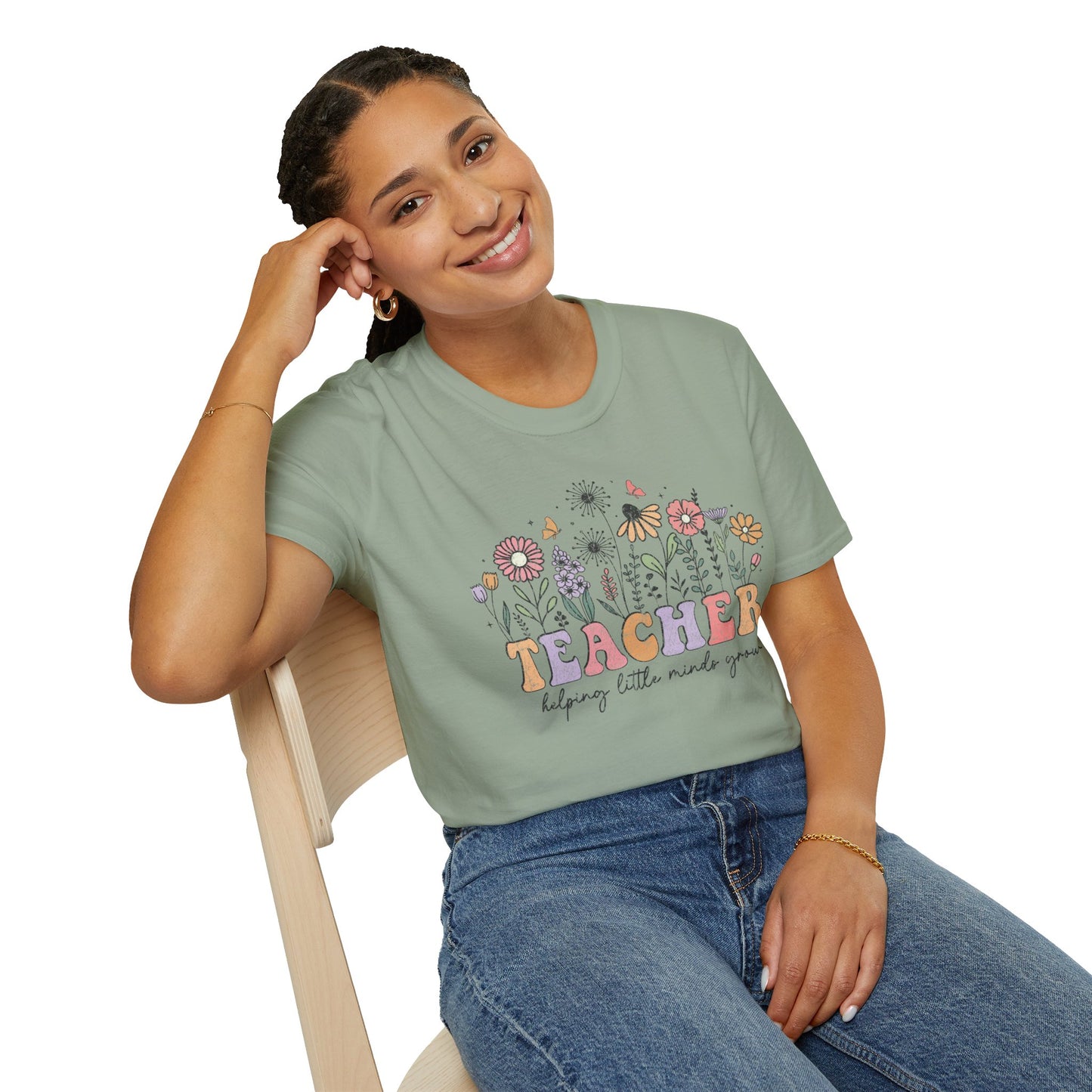 Helping Little Minds Grow Flowers T-Shirt