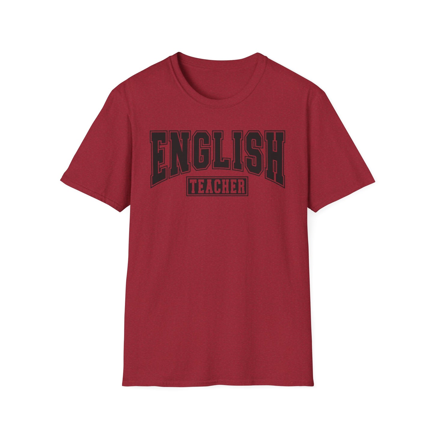 English Teacher Varsity Letters T-Shirt