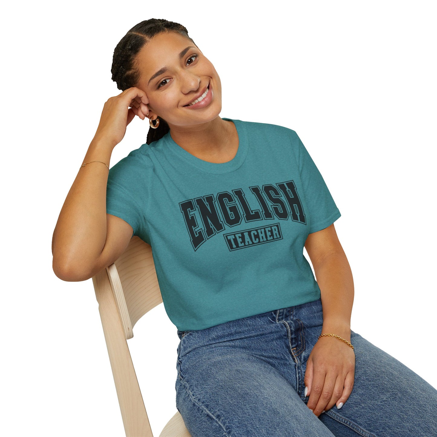 English Teacher Varsity Letters T-Shirt