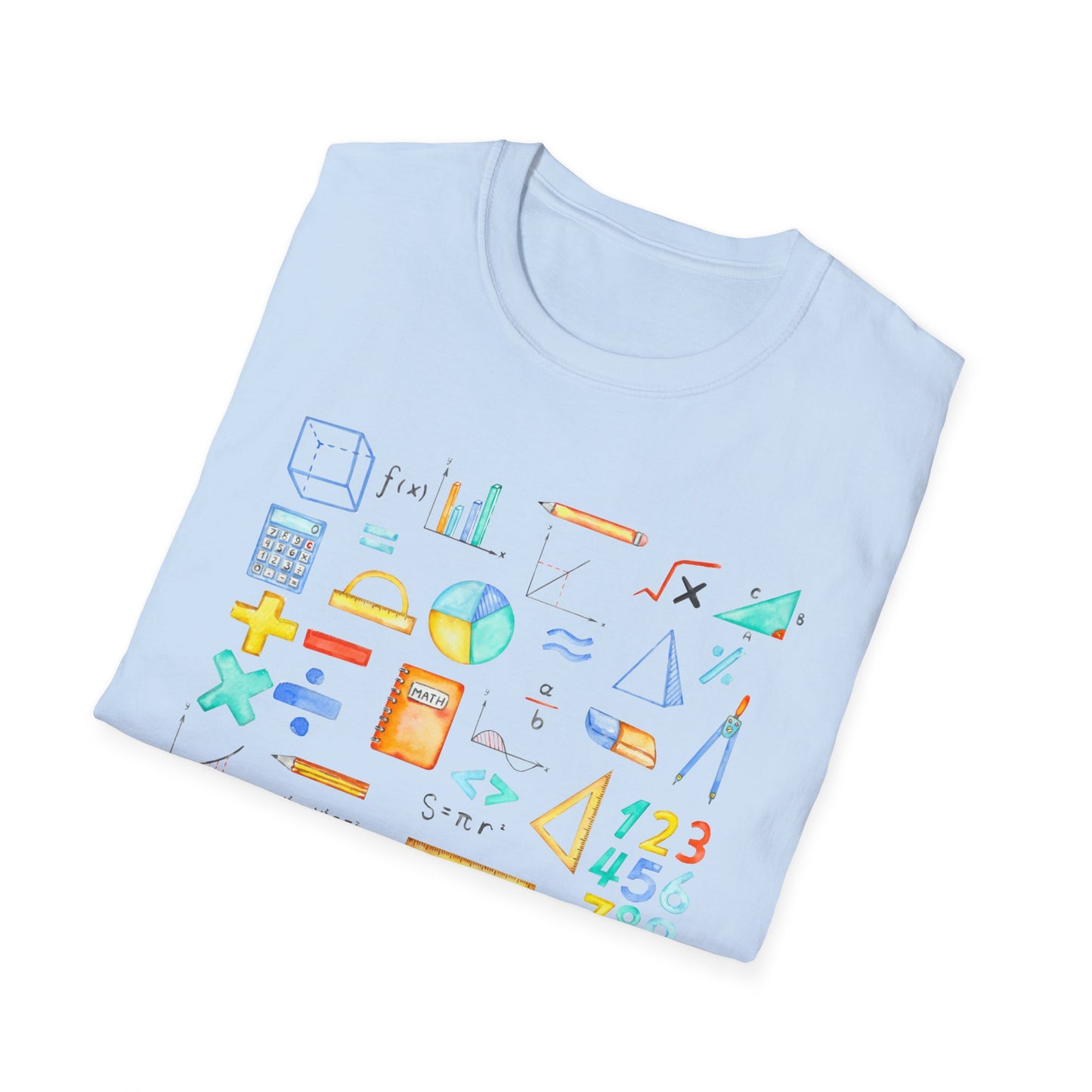 Math Watercolor Symbols T-Shirt