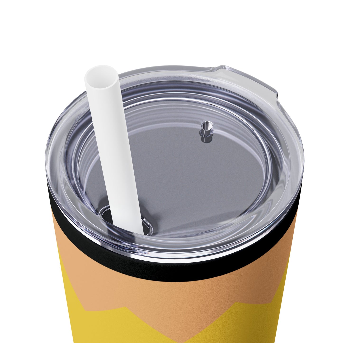 Pencil Skinny Tumbler with Straw, 20oz