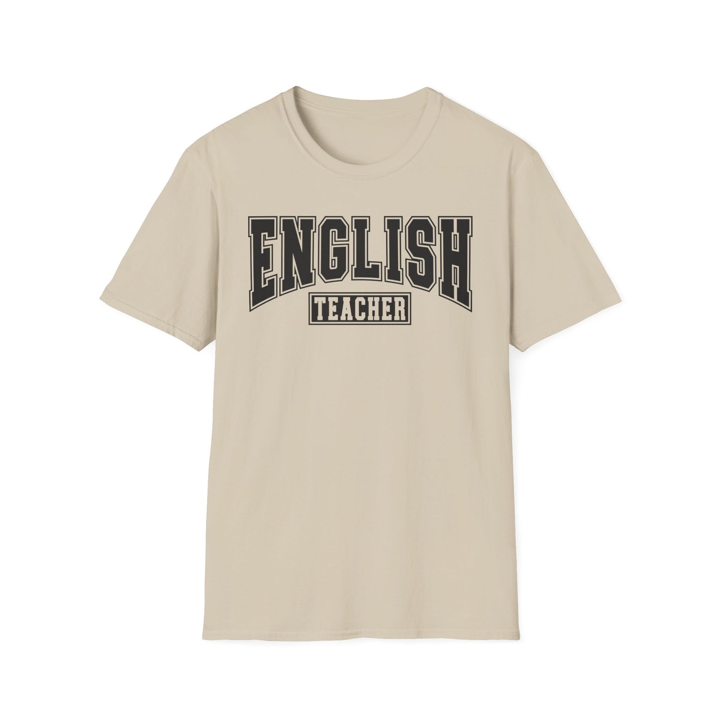 English Teacher Varsity Letters T-Shirt