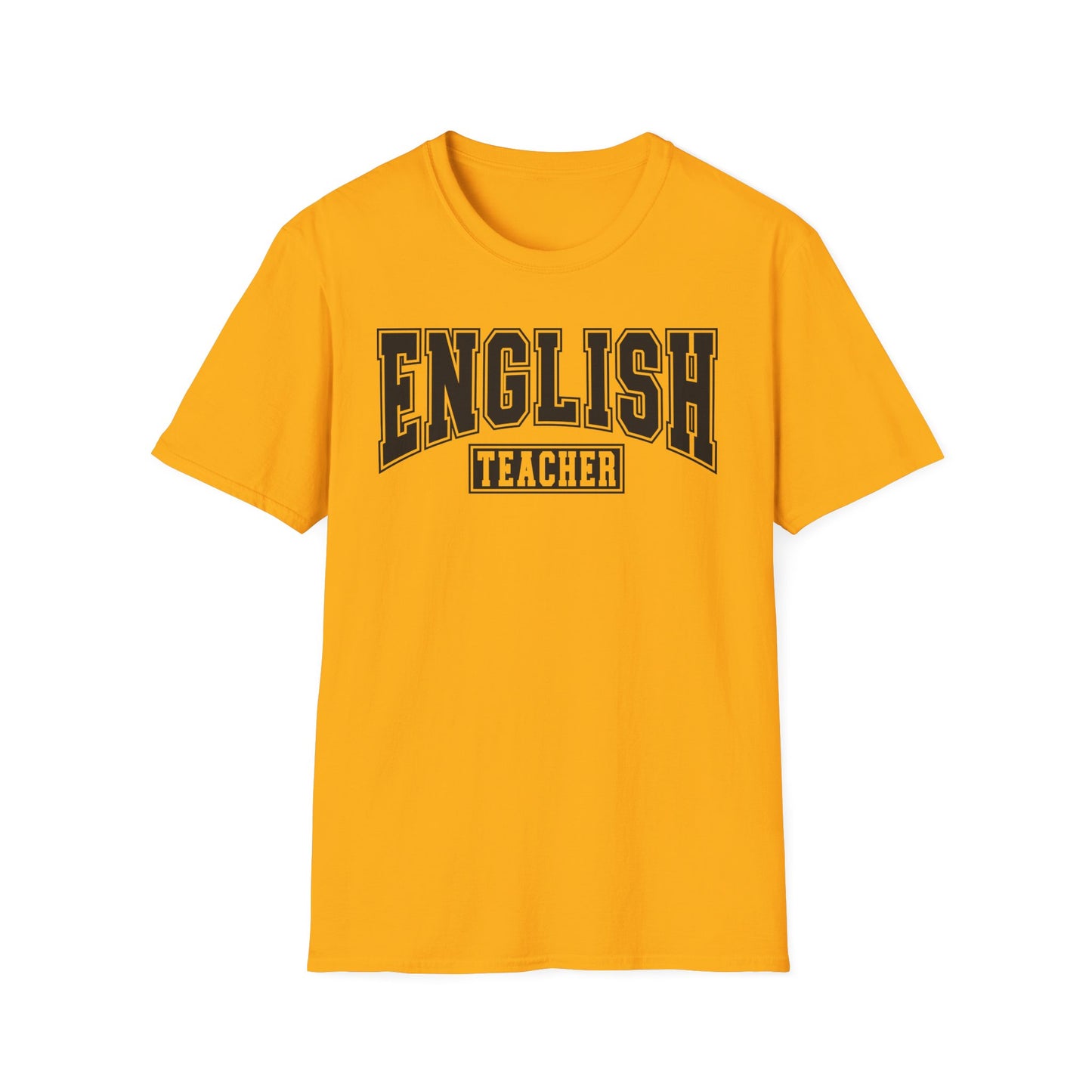 English Teacher Varsity Letters T-Shirt