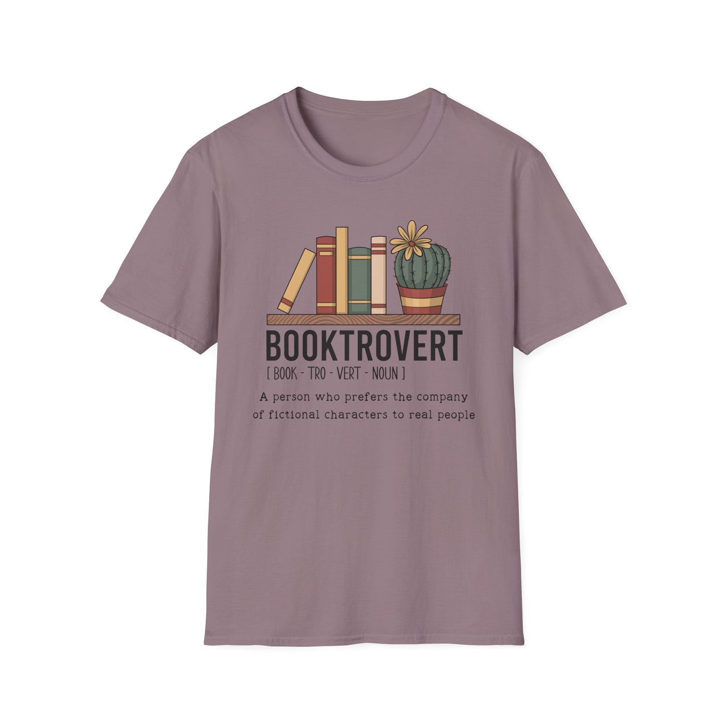 Booktrovert Books Cactus T-Shirt