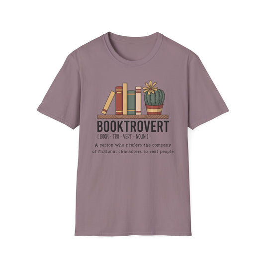 Booktrovert Books Cactus T-Shirt