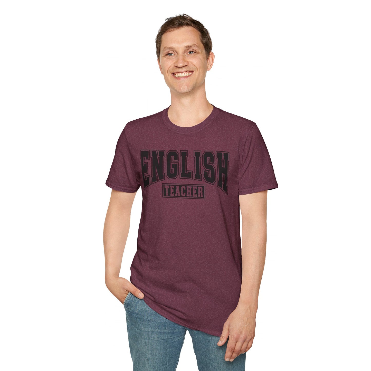 English Teacher Varsity Letters T-Shirt