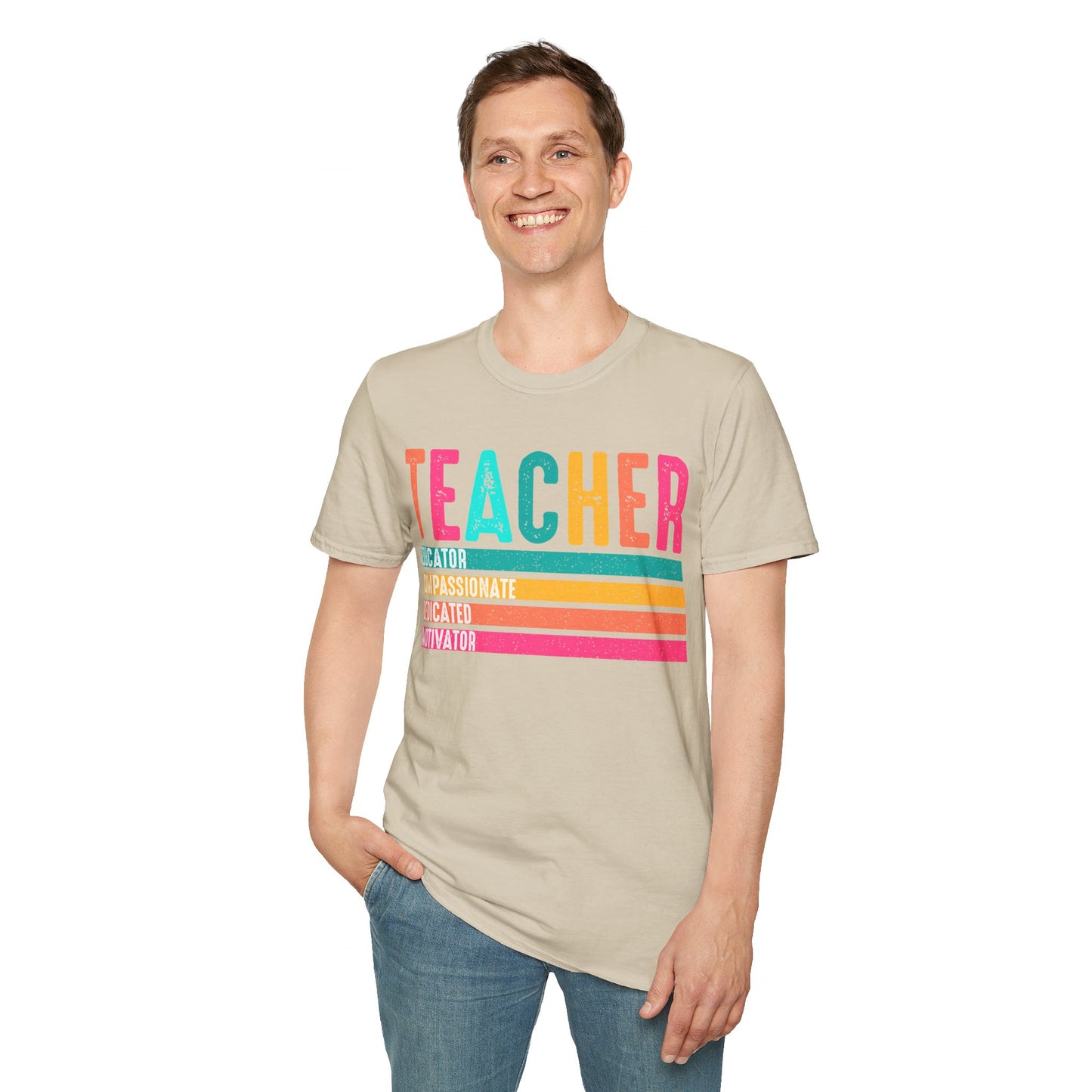 Teacher Educator Compassionate Dedicated Motivator T-Shirt