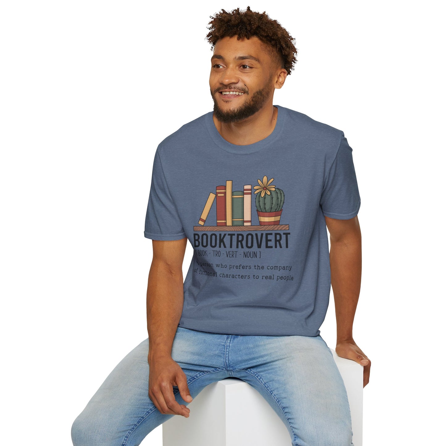 Booktrovert Books Cactus T-Shirt