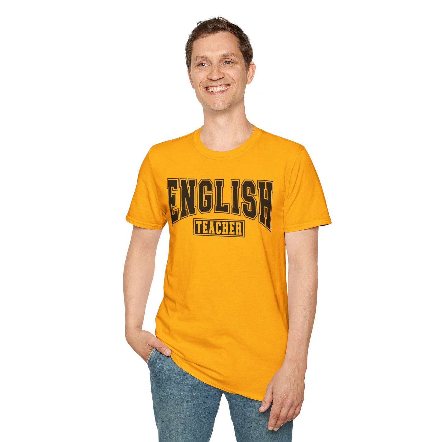 English Teacher Varsity Letters T-Shirt