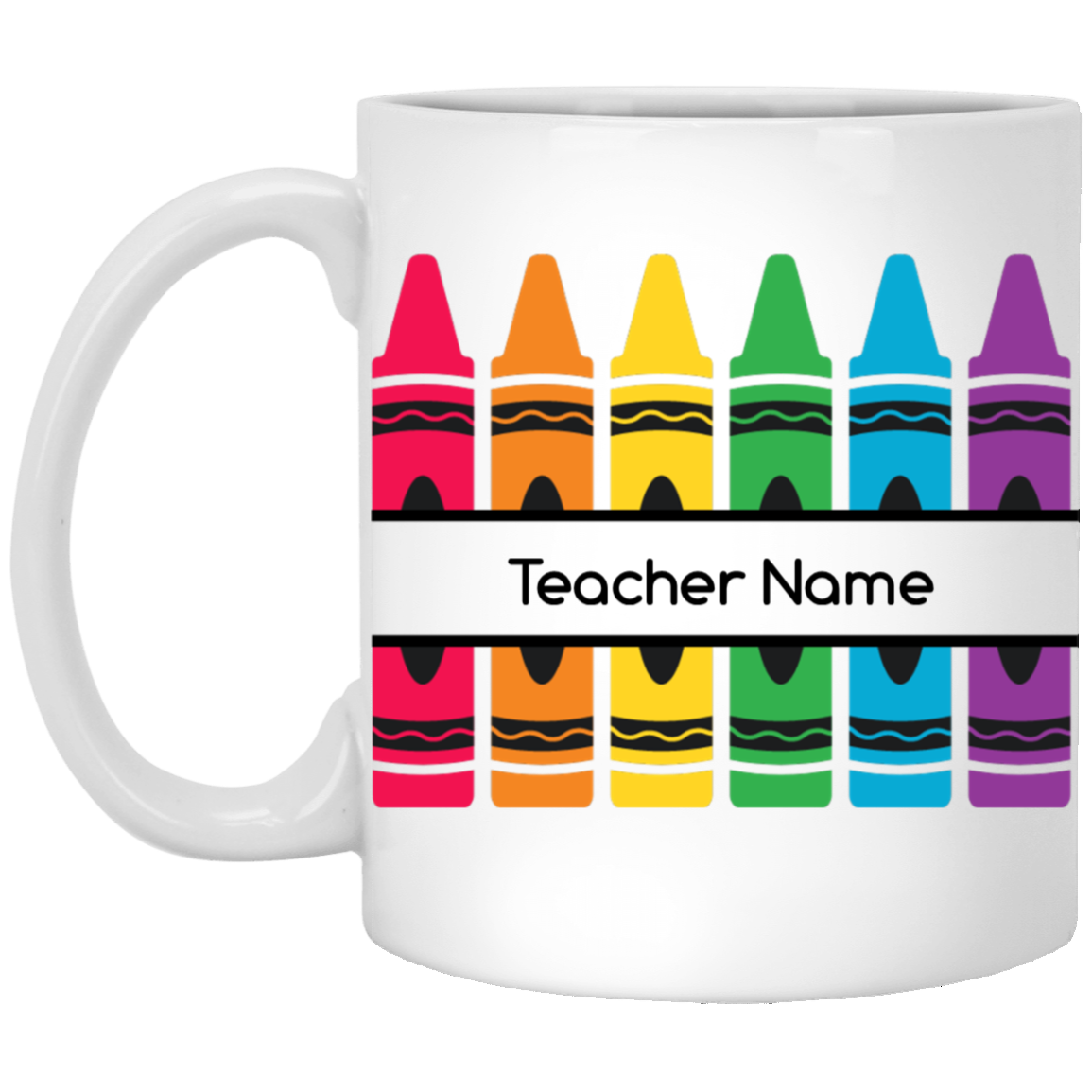 Personalized Crayon Mug